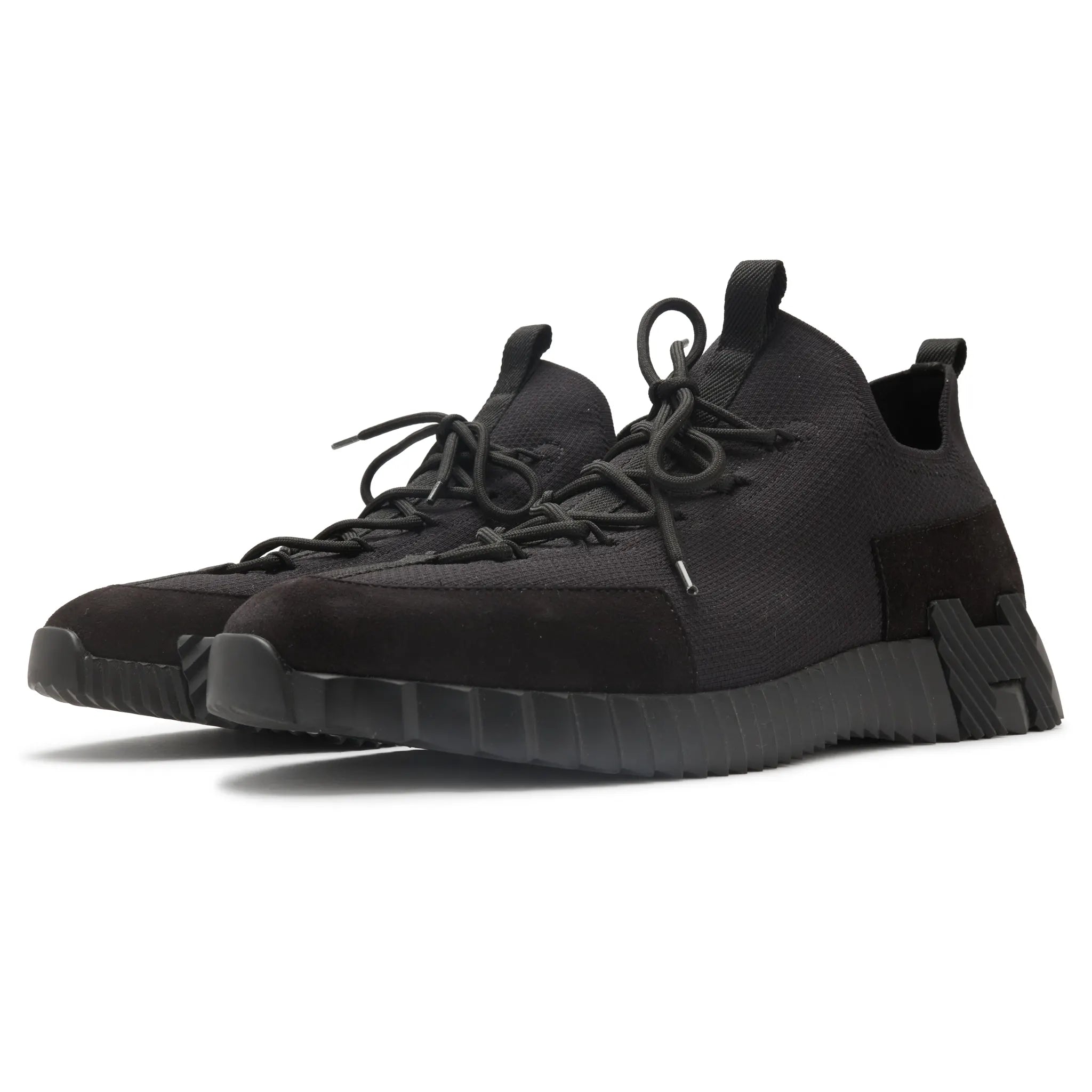 Front Side View of Preloved - Hermes Paris Lift Slip-On Noir Sneaker H252858ZHBG440